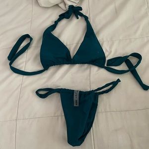 shein green bikini